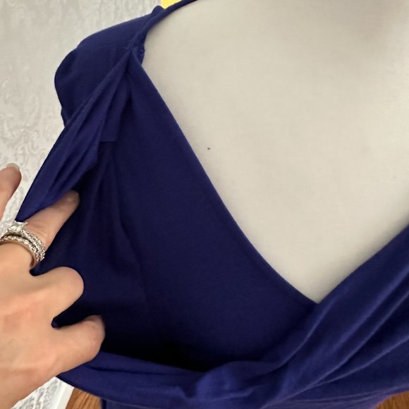 Beautiful Royal Blue Grace Blouse - Picture 5 of 7